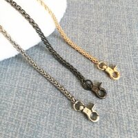 Dây đeo túi nữ Dây chuyền xoắn Dây đeo kim loại cao cấp Dây đeo một vai Dây xích nách Túi dây xích Dây đeo túi phù hợp Thời trang có thể thay thế Dây đeo dây đeo