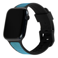 Dây đeo UAG cho APPLE Watch UAG 45/44/42mm dòng Torquay màu Black-Turquoise-R