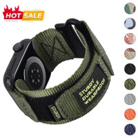 Dây đeo vải Nylon Tương thích với Apple Watch ultra 49mm 46mm 45mm 44mm 41mm 40mm 42mm 38mm Iwatch Series10 9 8 7 6 5 4 SE 2 3