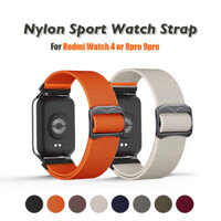 Dây đeo vòng cho Redmi Watch 4 Vòng đeo tay Nylon Dây đeo đồng hồ thông minh cho Xiaomi Mi Band 9 / 8 Pro correa Thay thế dây đeo đồng hồ Phụ kiện
