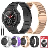 Dây đeo vòng tay bằng kim loại Dây đeo bằng thép không gỉ cho Xiaomi Huami Amazfit T-Rex 3 / T-Rex 2 / T Rex Pro