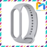 Dây đeo Xiaomi Miband 6, Mi band 5 - chính hãng Mijobs - Xám - Miband 5