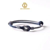 Dây dệt tay phong cách đơn giản Khóa cặp đôi Vòng tay tình yêu đích thực Dây màu hỗn hợp tốt lành