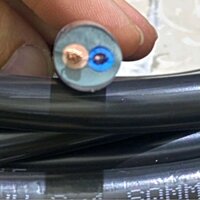 Dây điện 2 lõi 4.0mm2 ( 2X4.0mm2) - Vỏ đen - Lõi đồng mềm