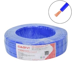 Dây điện bọc nhựa PVC 300/500V CADIVI CV VCm-1.0
