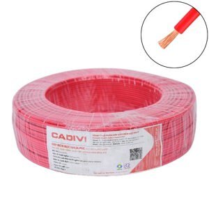 Dây điện bọc nhựa PVC 450/750V CADIVI VCm-4