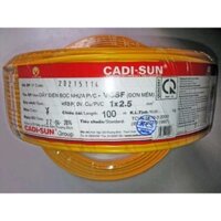 dây điện cadisun 1x2.5 mm2 cuộn 100m