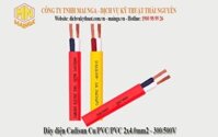 Dây điện Cadisun VCTFK Cu/PVC/PVC 2×4.0mm2 – 300/500V