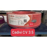 Dây điện Cadivi 3.5 đơn cuộn 100 mét