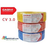 Dây điện cadivi CV 3.0 – cuộn 100m mét