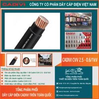 Dây điện CADIVI CVV 2.5 – 0.6/1kV – Giải Pháp Hoàn Hảo Cho Hệ Thống Điện Hiện Đại