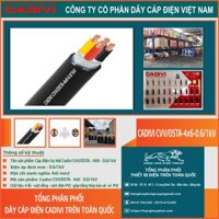 Dây điện Cadivi CVV/DSTA 4×6 – 0.6/1kV – Giải Pháp Hoàn Hảo Cho Kết Nối Điện An Toàn và Hiệu Quả