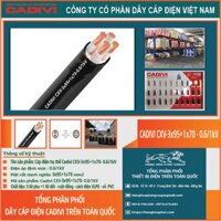 Dây điện CADIVI CXV 3×95+1×50 – Hiệu Suất Đỉnh Cao Cho Hệ Thống Điện Hiện Đại