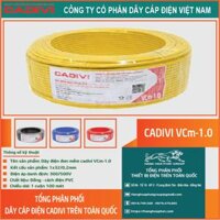 Dây điện Cadivi VCm 1.0 – Đảm Bảo An Toàn và Hiệu Suất Cho Công Trình Điện