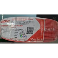 Dây điện Cadivi VCmd 2x1.5 (2x30) - 0,6/1kV (cuộn 100m)