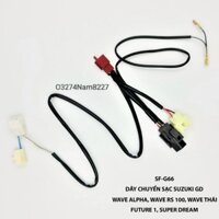 Dây điện chuyển lên sạc Suzuki GD xe DREAM, WAVE, FUTURE 1....