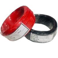 Dây điện dây đồng lõi nhiều sợi dây điện đơn cuộn 100 mét lõi 0.3mm màu sắc ngẫu nhiên