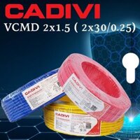 DÂY-ĐIỆN-ĐÔI-1.5MM-100M-CADIVI