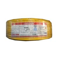 Dây điện đôi 2 lớp vỏ mềm CADISUN 2 x 0.5mm chuyên Camera