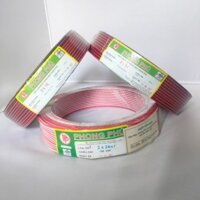 Dây điện đôi 2 màu - Dây điện chuyên dùng Led quảng cáo,điện tử, Loa,nguồn công suất nhỏ