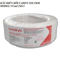 Dây Điện Đôi Cadivi 2x0.5 Vcmd 2x16 Cuộn 100m