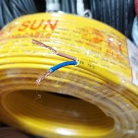 Dây Điện Đôi Dẹt 2×2.5mm, Dây Điện Đôi 2 Lớp Vỏ 2×2.5mm