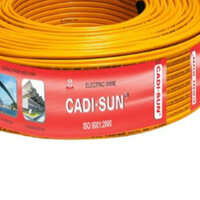 Dây Điện Đôi Dẹt Cadisun Các Loại CU/PVC/PVC 2x0,75/ 2x1.0/ 2x1.5 / 2x2,5 / 2x4 - bán nguyên cuộn (100m/ cuộn)