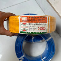 Dây Điện Đôi Hòa Hiệp 2x24 Tim Cuộn 90 Mét