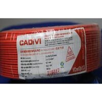 DÂY ĐIỆN ĐÔI MỀM 2x30 CADIVI VCmd 2x1.5 (100 mét)