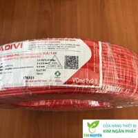Dây điện đôi mềm VCMD 2X2.5 ( MÉT ) MÀU ĐỎ Cadivi