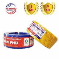 Dây Điện Đơn 1×6.0mm Trần Phú Trafuco