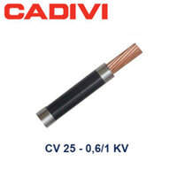 Dây điện đơn Cadivi Cu/PVC CV-25 – 0.6/1KV