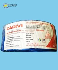 Dây điện đơn cadivi CV 1.0
