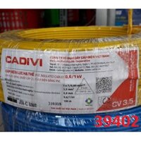 Dây điện đơn Cadivi CV 3.5mm-CHÍNH HÃNG GIÁ RẺ