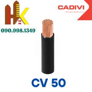 Dây điện đơn CU/PVC 0,6/1kV Cadivi CV-50