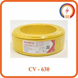 Dây điện đơn CU/PVC 0,6/1kV Cadivi CV-630