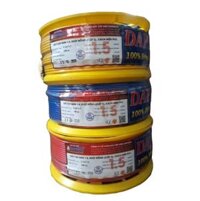 Dây điện đơn DAPHACO CAP-1.5 cuộn 100 mét