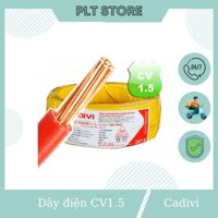 Dây điện đơn , dây điện lực hạ thế 0,6/1kV Cadivi CV1.5 mm2 , tiêu chuẩn AS/NZS 5000.1 - 100m/cuộn