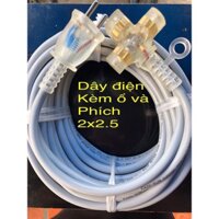 DÂY ĐIỆN ĐÚC LIỀN Ổ PHÍCH 10M