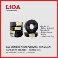 Dây điện mềm LiOA 3 lõi 3x2.5mm2