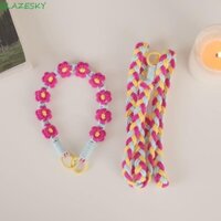 Dây điện thoại Boho dài 2 trong 1 BLAZESKY, Dây đeo điện thoại di động đeo chéo Dây buộc thẻ làm việc hoa cúc, Móc khóa Dây đeo cổ tay điện thoại Móc Macrame Dây đeo cổ tay