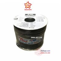 Dây Điện Thoại SINO Cuộn 200m Dây Đen, Hàng Chính Hãng