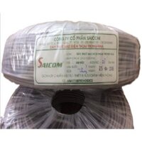 Dây điện thoại trong nhà 2 đôi saicom, 2x2x0,5 - Saicom (cuộn 200m) - full VAT