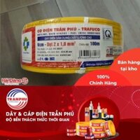 Dây Điện Trần Phú 2×1.0mm – dây đôi mềm dẹt