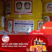 Dây Điện Trần Phú Chính Hãng 2x4mm (Cuộn 100m)