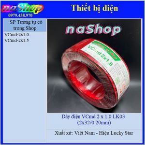 Dây điện VCmd 2 x 1.0 cadivi