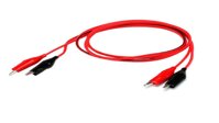 DÂY ĐỎ ĐEN 2 ĐẦU KẸP CÁ SÁU DÀI 1.5M