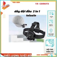 dây đội đầu telesin 2 trong 1  gắn nón camera action cam telesin vncamera