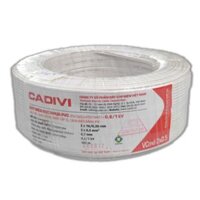 Dây đôi mềm VCmd 2×0.5mm2 (2×16) Cadivi