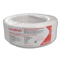 Dây đôi mềm VCmd 2x0.5mm2 (2x16) Cadivi